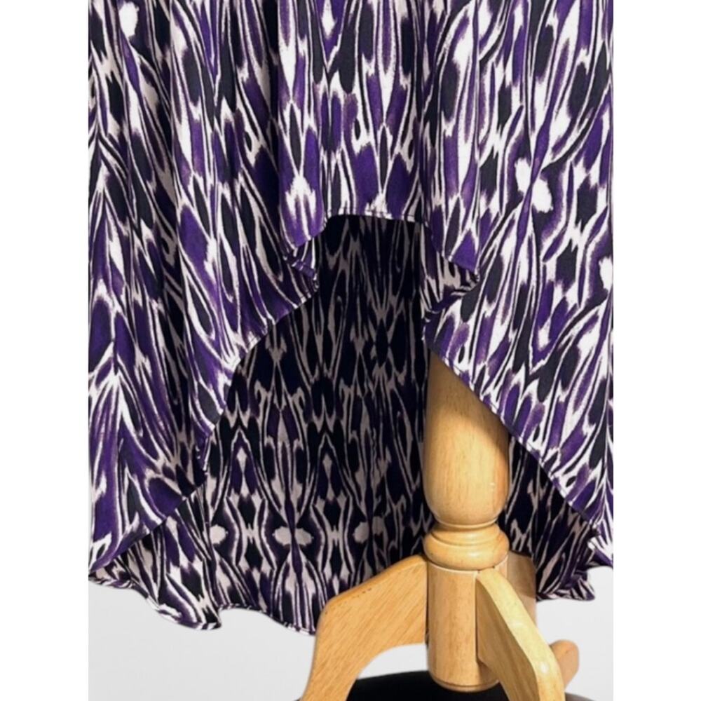 EXPRESS Women’s Small Purple High Low Open Back Dress - Picture 6 of 9